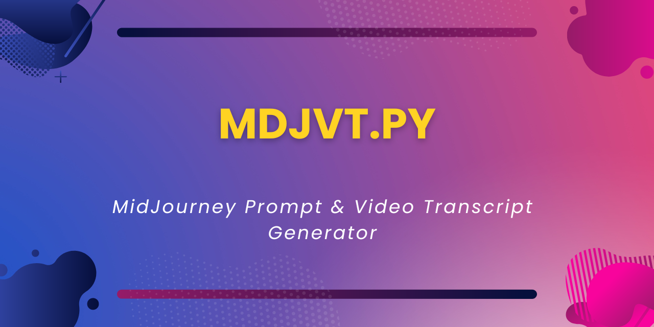 Midjourney-Prompt-And-Video-Transcript-Generator