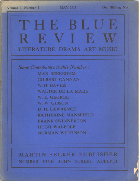 Blue Review cover image