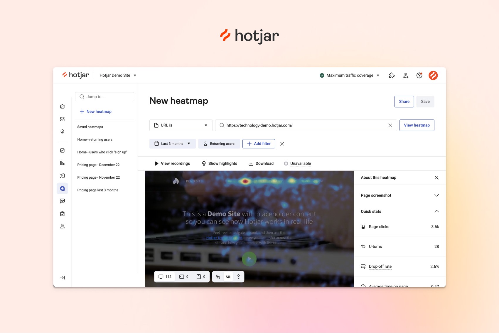 See What Your Users Do With Hotjar's Heatmaps