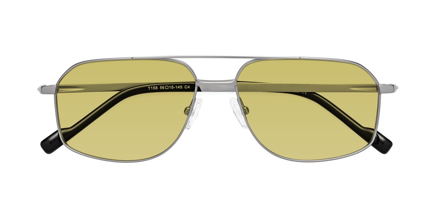 Perine - Silver Tinted Sunglasses