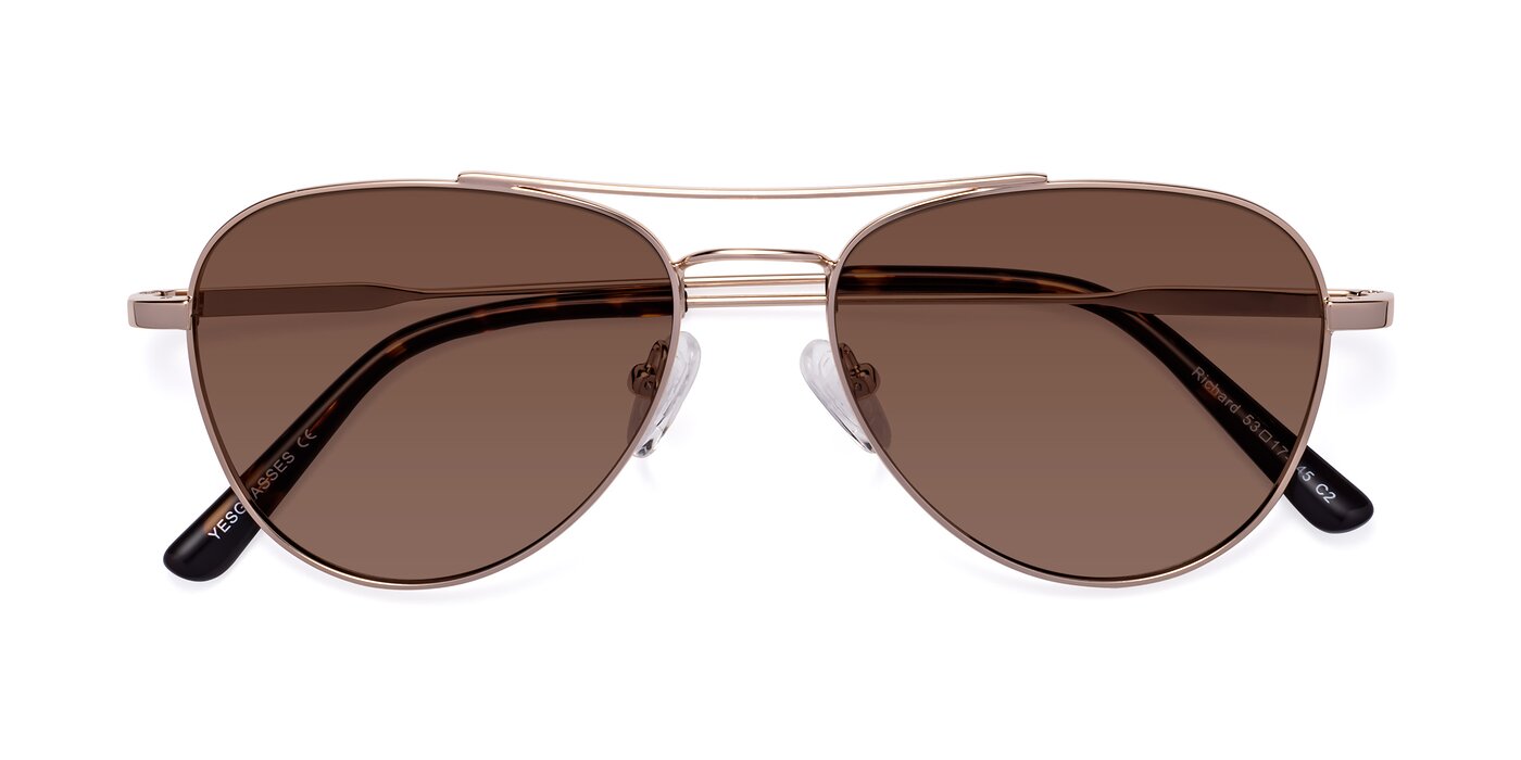 Richard - Gold Tinted Sunglasses