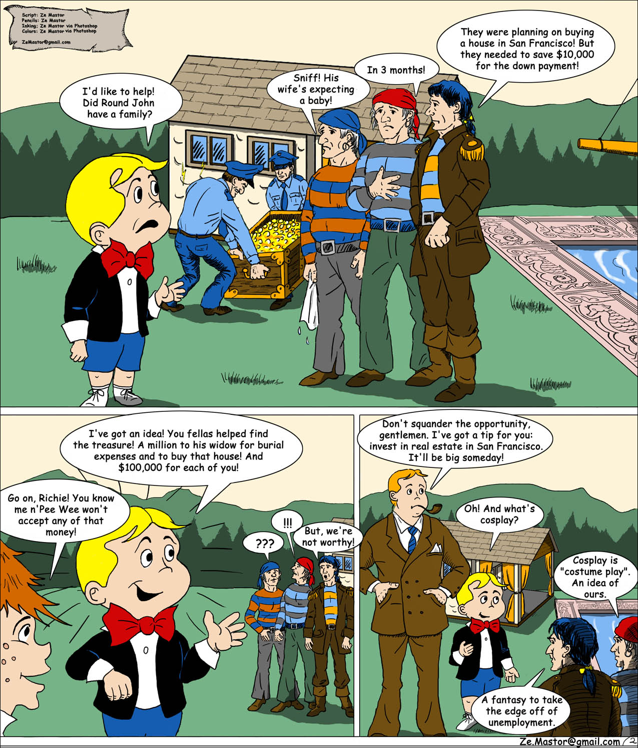richie rich 2 color nolayer