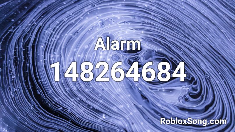 Alarm Roblox ID