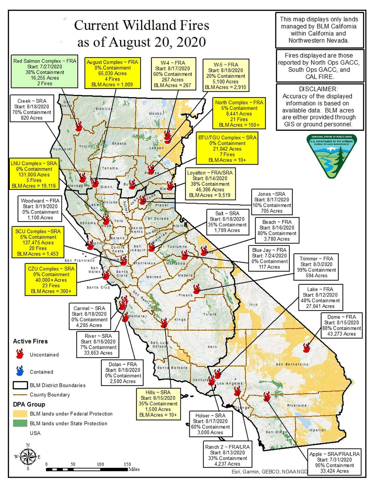 Map Of Current California Wildfires Printable Maps - Vrogue