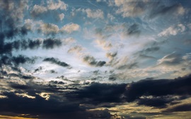 Thick clouds, sky