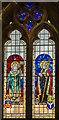 SK9772 : Stained glass window, St Nicholas' church, Lincoln by Julian P Guffogg