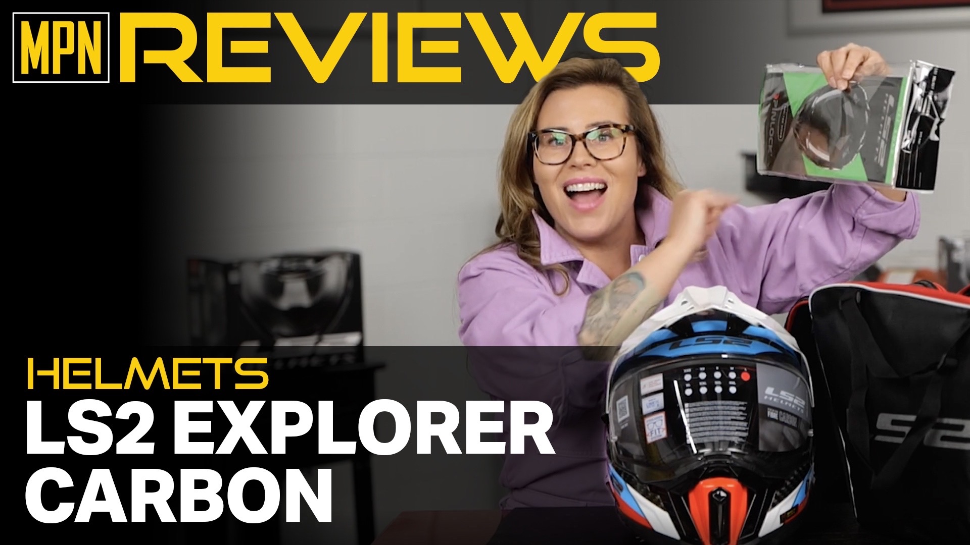 LS2 Explorer Carbon Helmet