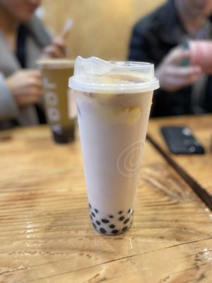 Photo of JOOY Tea Shoppe - New York, NY, US. CREME BRLE MILK TEA