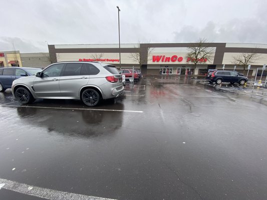 Photo of WinCo Foods - Hillsboro, OR, US. a car parked in a parking lot