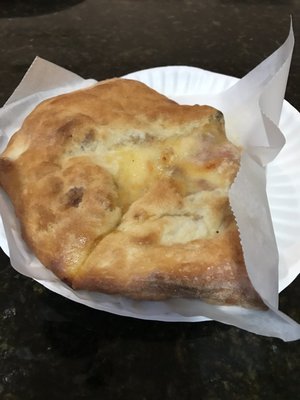 Photo of Trio Pizzeria - Brooklyn, NY, US. Meatball Parmigiana Calzone