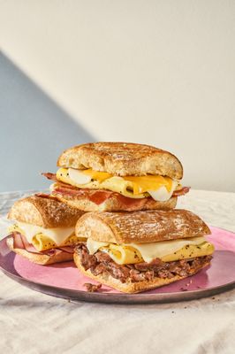 Photo of Panera Bread - Raleigh, NC, US. Breakfast Sandwiches