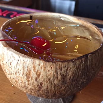 Coconut rum drink