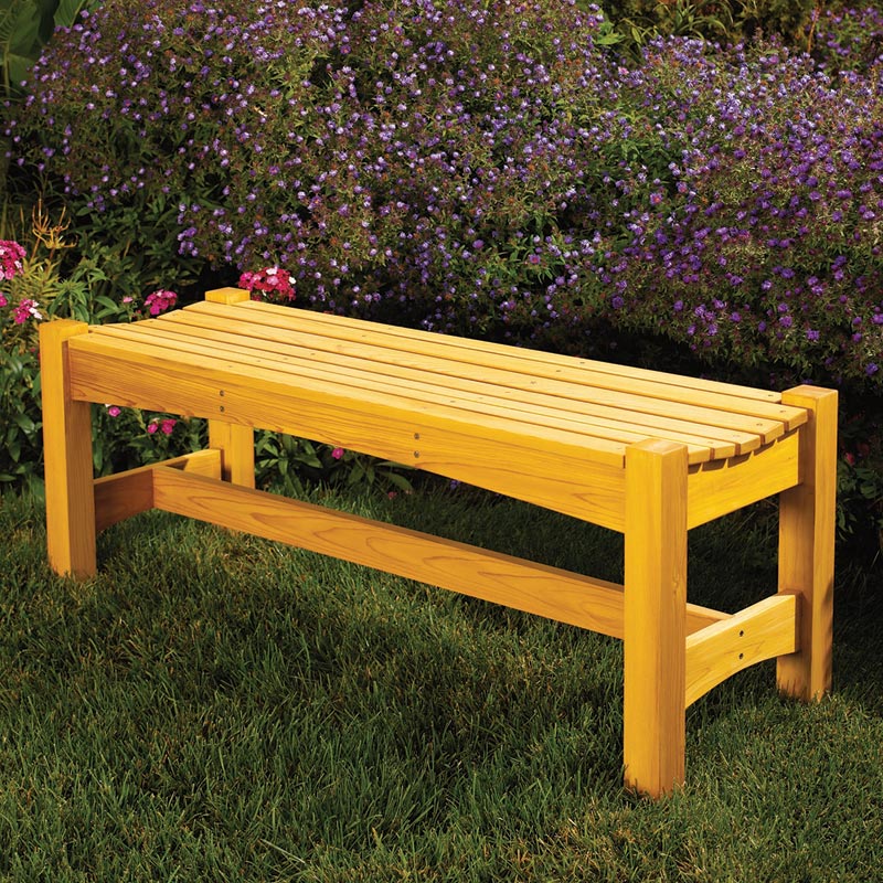 Garden Bench Woodworking Plan from WOOD Magazine