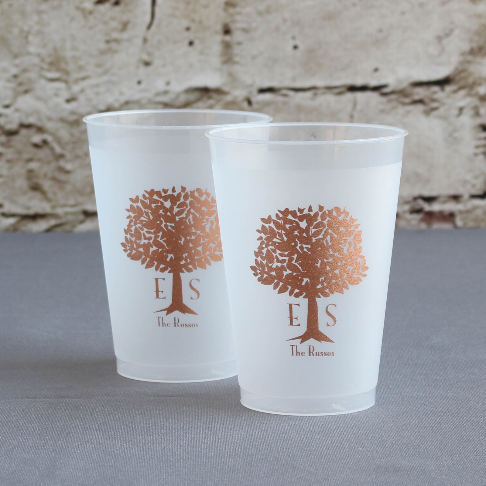 Personalized Frosted Plastic Cups - www.inf-inet.com