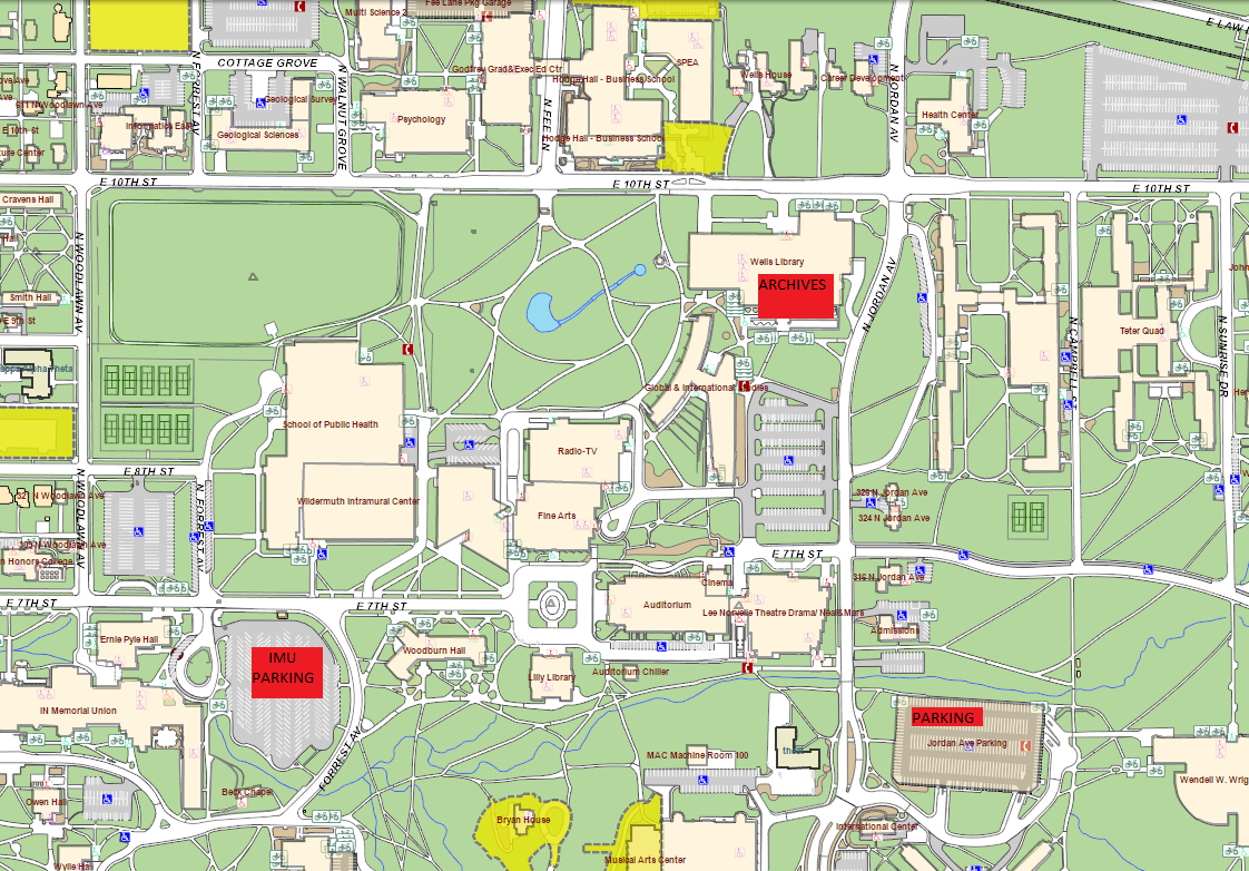 Indiana University Campus Map | Images and Photos finder