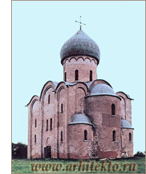 Brown, stone Russian cathedral