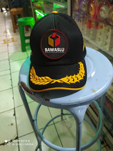 Jual topi Bawaslu logo velcro di Lapak Bone Pur | Bukalapak