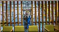 SK9971 : Stained glass window, Lincoln County Hospital by Julian P Guffogg