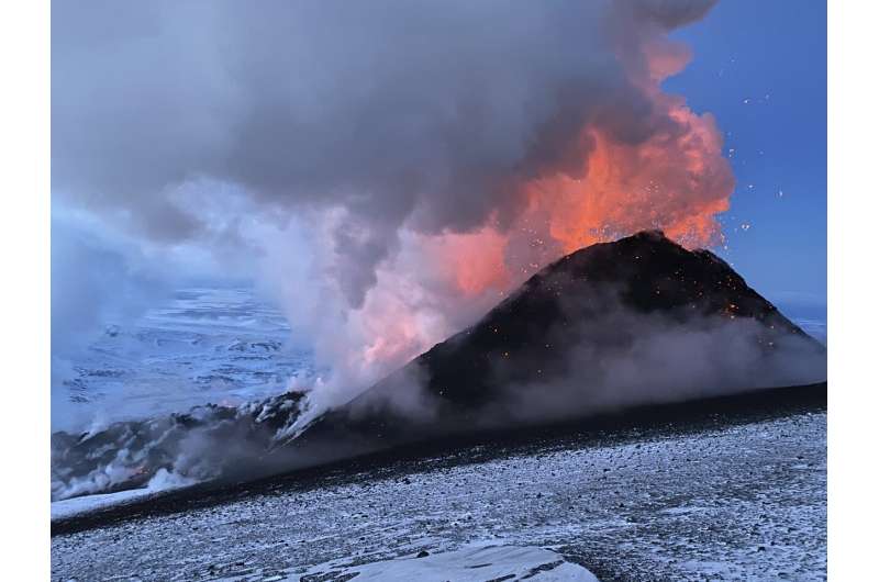 2 volcanoes rumble into action in Russia's far east