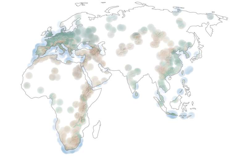 Database with 2,400 prehistoric sites