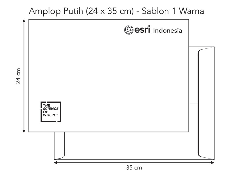 Cetak Amplop Cokelat PT Archi