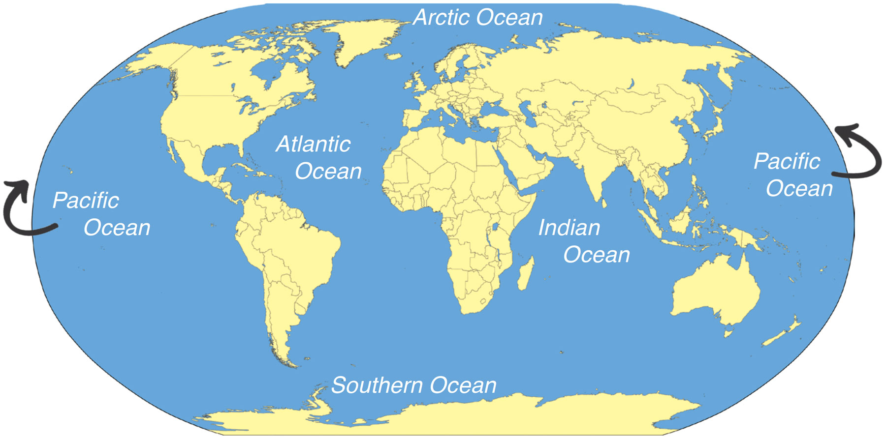 map identifies six ocenas