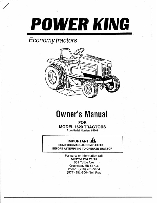 [DIAGRAM] Power King Tractor Diagram Manual - MYDIAGRAM.ONLINE