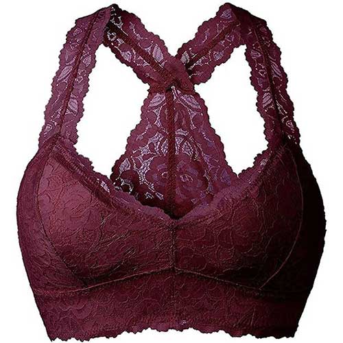 racerback lace bralette