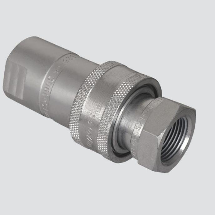 1/2" Female Pipe Thread x 1/2" Body One-Way Sleeve Hydraulic Quick Disconnect (S20-4)