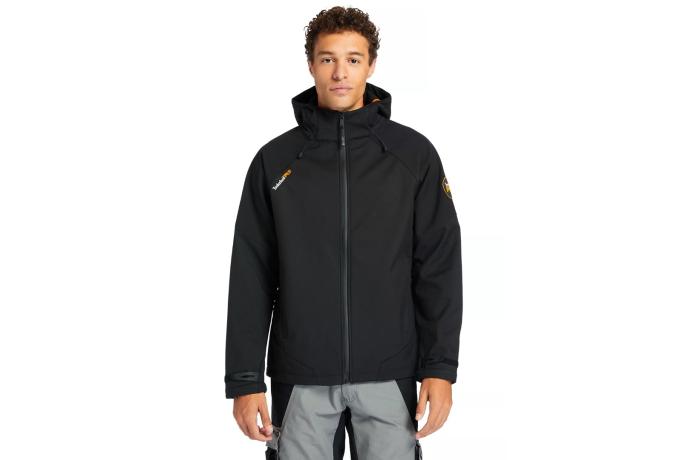 Timberland PRO Men's Powerzip Hooded Softshell Jacket