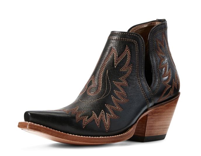 Ariat Women's Dixon Western Bootie Brooklyn Black