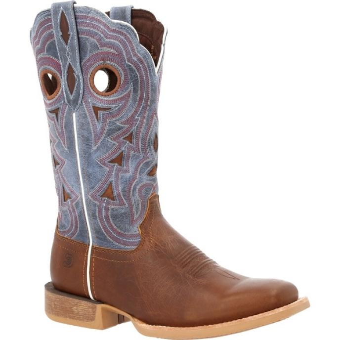 Durango Women's Lady Rebel Pro Golden Brown & Periwinkle Western Boot