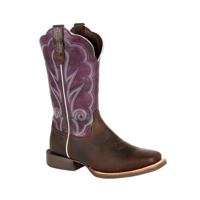 Durango Women's Lady Rebel Pro Ventilated Plum Western Boot