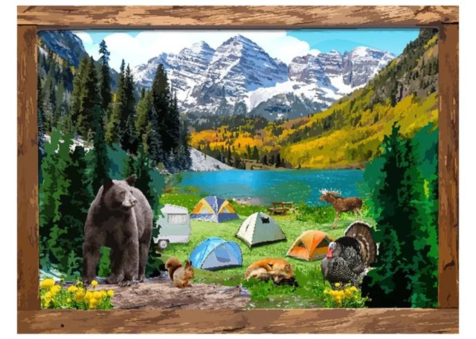 Two Lumps of Sugar Camping 500 PCS Jigsaw Puzzle 