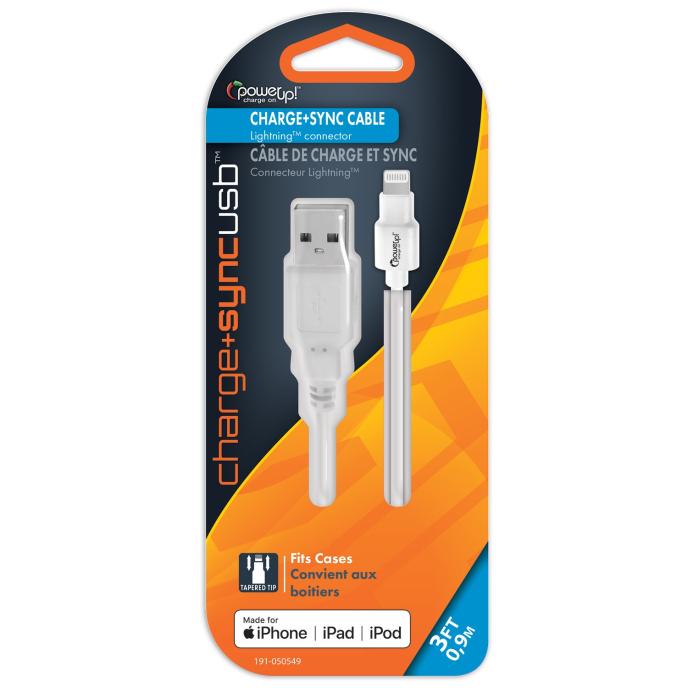 PowerUp! Charge On™ MFI Apple Lightning™ USB Cable