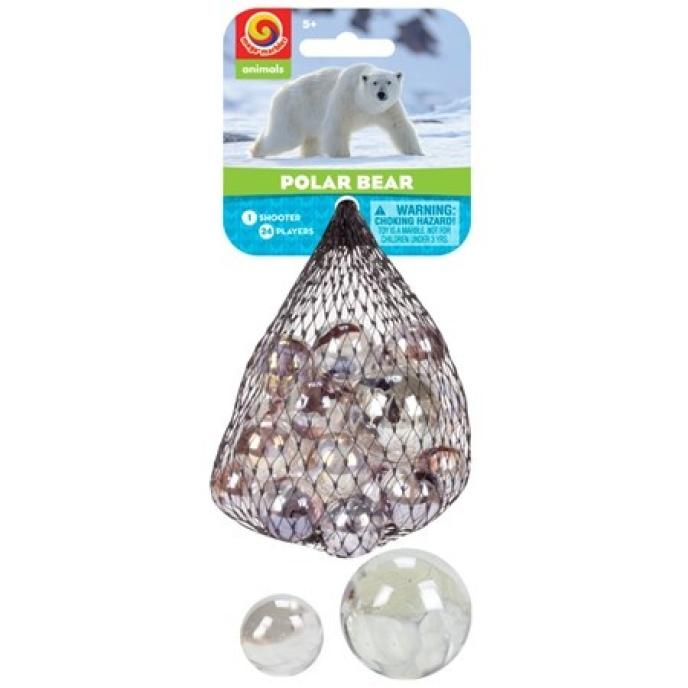 Mega Marbles Animals Polar Bear Set