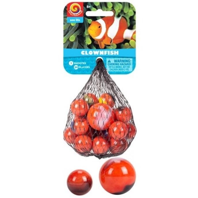 Mega Marbles Sea Life Clownfish Set