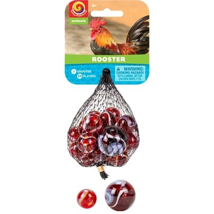 Mega Marbles Animals Rooster Set