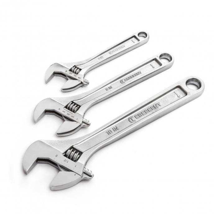 Crescent Adjustable Wrench 3pc Set