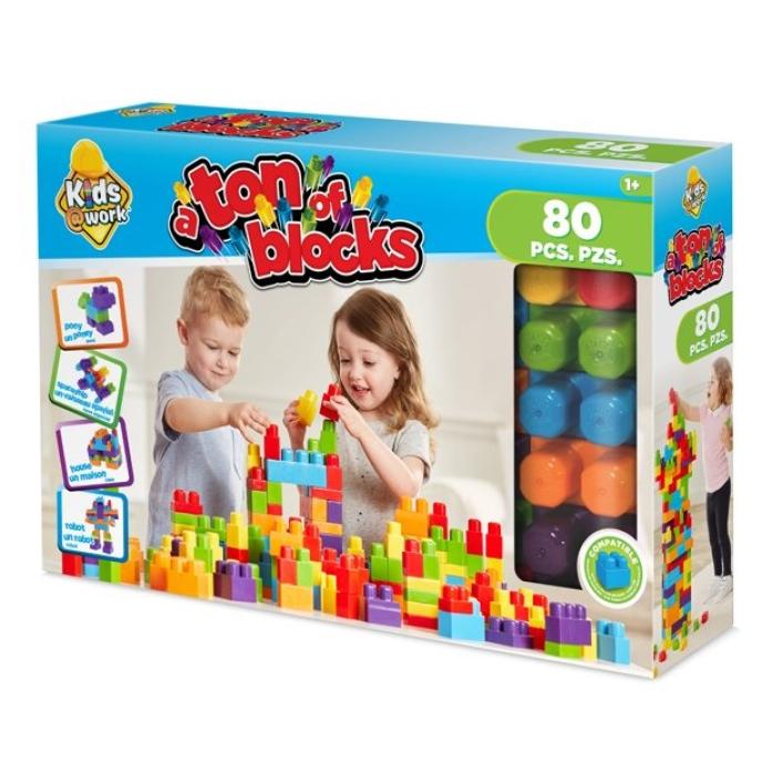 Amloid Kids at Work Ton of Blocks Building Set