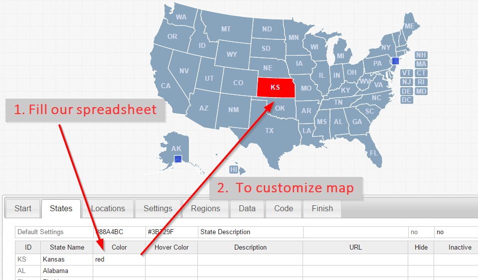 Tutorial Create A Free Usa Map Using Svg Resources