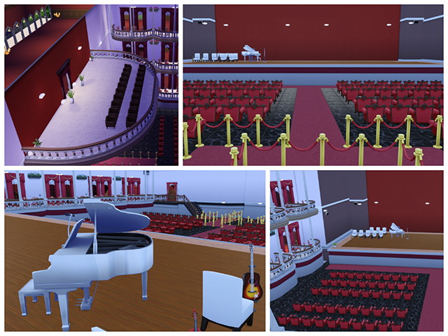 Sims 4 CC Theater TV