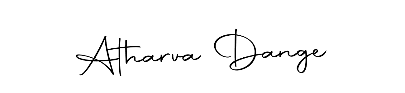 Create a beautiful signature design for name Atharva Dange. With this signature (Autography-DOLnW) fonts, you can make a handwritten signature for free. Atharva Dange signature style 10 images and pictures png