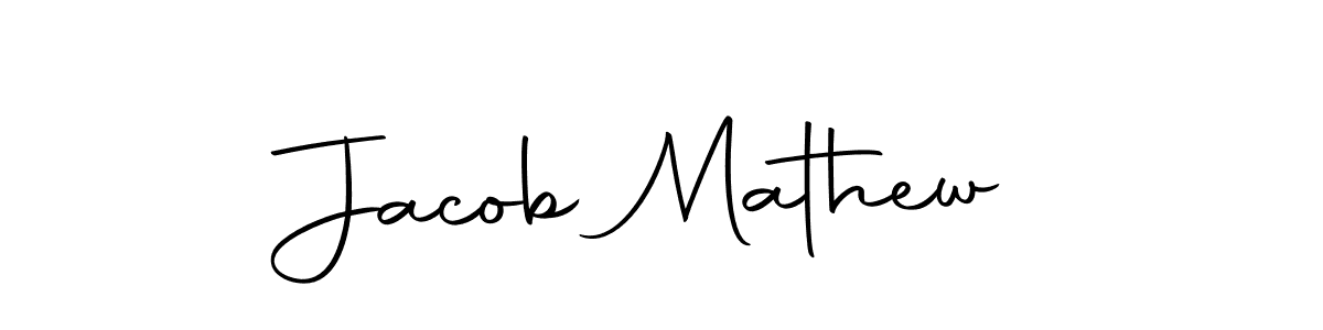 You should practise on your own different ways (Autography-DOLnW) to write your name (Jacob Mathew) in signature. don't let someone else do it for you. Jacob Mathew signature style 10 images and pictures png