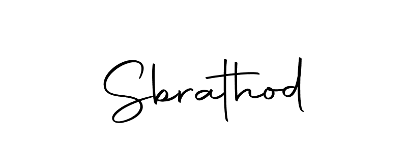 Design your own signature with our free online signature maker. With this signature software, you can create a handwritten (Autography-DOLnW) signature for name Sbrathod. Sbrathod signature style 10 images and pictures png