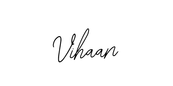 The best way (Bearetta-2O07w) to make a short signature is to pick only two or three words in your name. The name Vihaan include a total of six letters. For converting this name. Vihaan signature style 12 images and pictures png