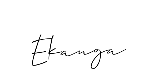 Ekanga stylish signature style. Best Handwritten Sign (Allison_Script) for my name. Handwritten Signature Collection Ideas for my name Ekanga. Ekanga signature style 2 images and pictures png