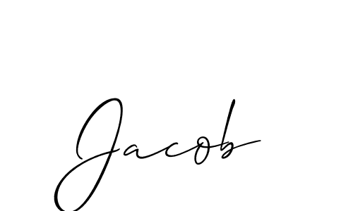 Create a beautiful signature design for name Jacob. With this signature (Allison_Script) fonts, you can make a handwritten signature for free. Jacob signature style 2 images and pictures png