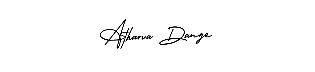 How to make Atharva Dange name signature. Use AmerikaSignatureDemo-Regular style for creating short signs online. This is the latest handwritten sign. Atharva Dange signature style 3 images and pictures png