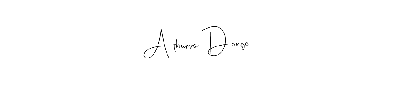 Make a beautiful signature design for name Atharva Dange. With this signature (Andilay-7BmLP) style, you can create a handwritten signature for free. Atharva Dange signature style 4 images and pictures png